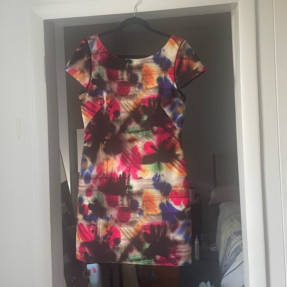 Multicolor Milly short dress (size 10)